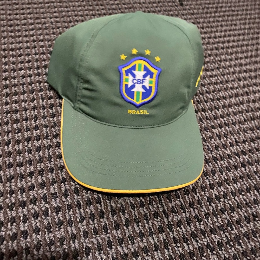 Nike Brazil soccer cap green